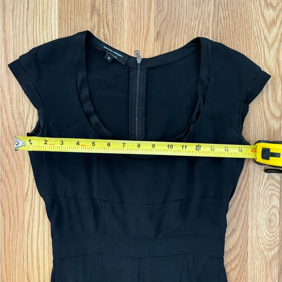 Narciso Rodriguez Black Silk Dress Made In italy Size 38 - Picture 4 of 8